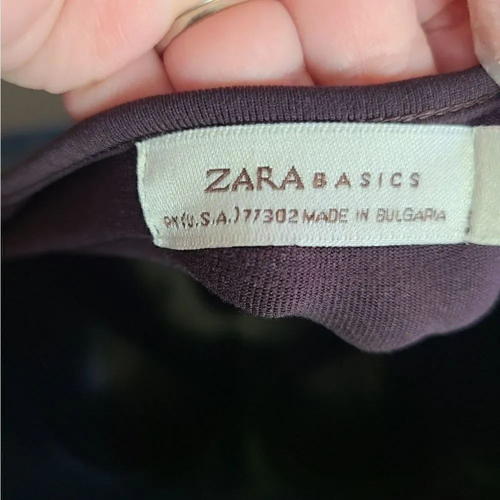 Zara Basic Chocolate Tank Top - Picture 5 of 6